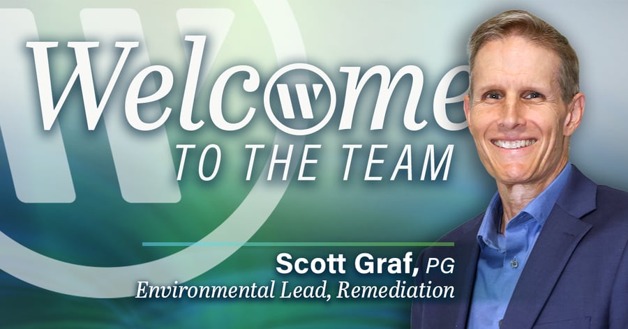 WGI Welcomes Scott Graf, PG, as Environmental Lead for Remediation