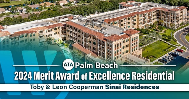 2024 AIA Palm Beach Merit Award of Excellence Residential - Sinai Residences