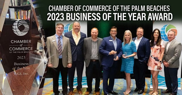 The Chamber of Commerce of the Palm Beaches Names WGI the 2023 Business of the Year
