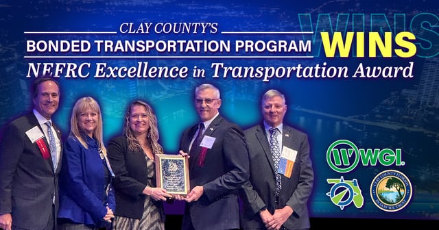 Clay County’s Bonded Transportation Program Wins Regional Award for Excellence in Transportation