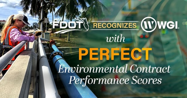 FDOT Recognizes WGI With Perfect Environmental Contract Scores