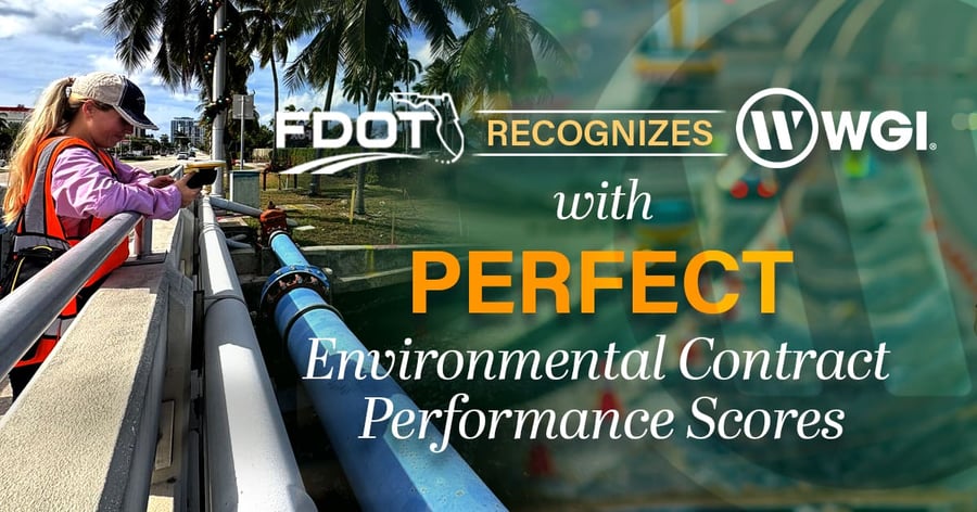 FDOT Recognizes WGI With Perfect Environmental Contract Scores
