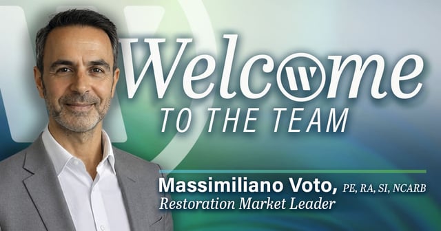 WGI Welcomes Massimiliano Voto as Restoration Market Leader