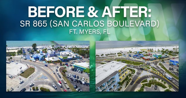 Before and After: SR 865 (San Carlos Blvd), Ft. Myers, FL
