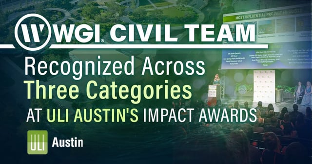 WGI's Civil Team Recognized at ULI Austin's Impact Awards