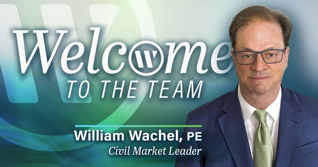 WGI Welcomes William Wachel as Civil Market Leader