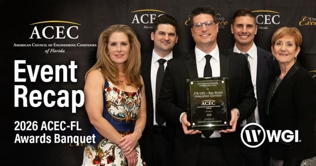 WGI Earns Top Honors at the ACEC Florida Engineering Excellence Awards Banquet