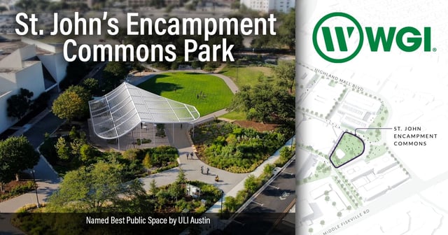 St. John’s Encampment Commons Park: Named Best Public Space by ULI Austin