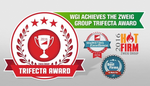 WGI Wins Five Awards in The Zweig Group’s 2016 Season of Recognition