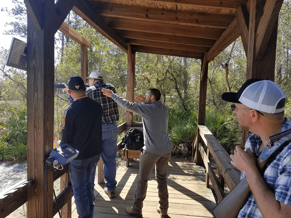 Clay shoot