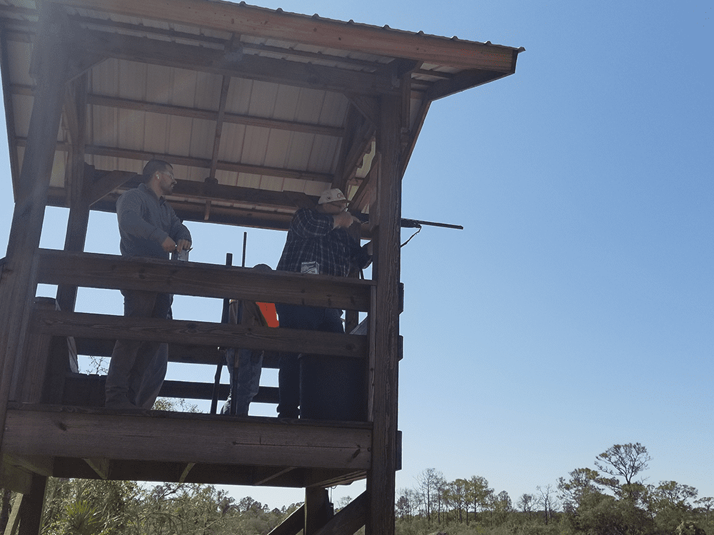 Clay shoot