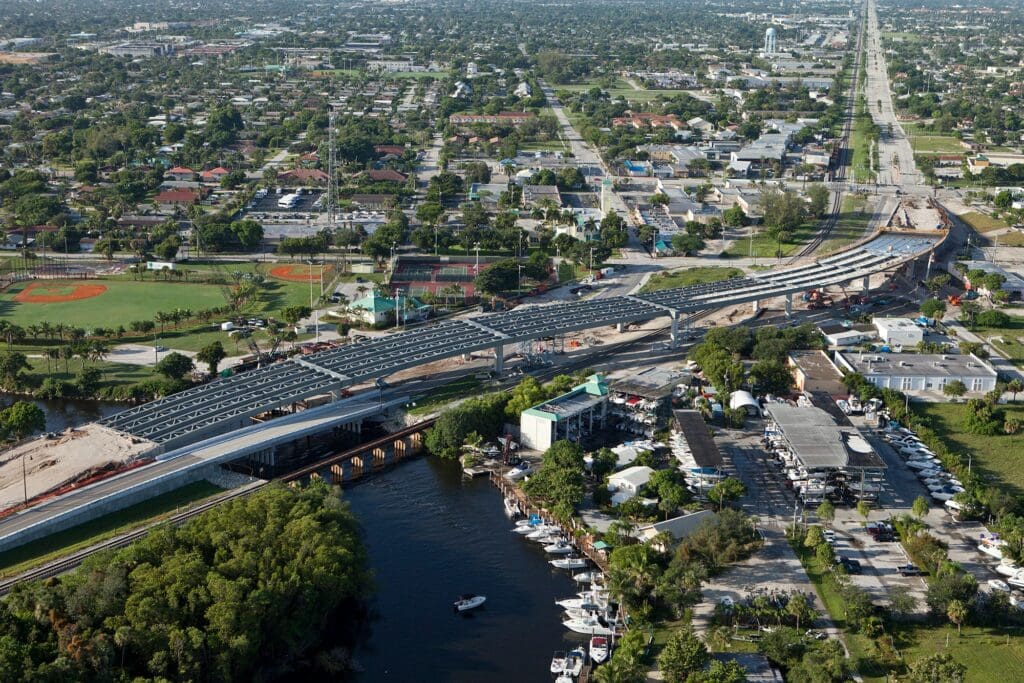 aerial of city