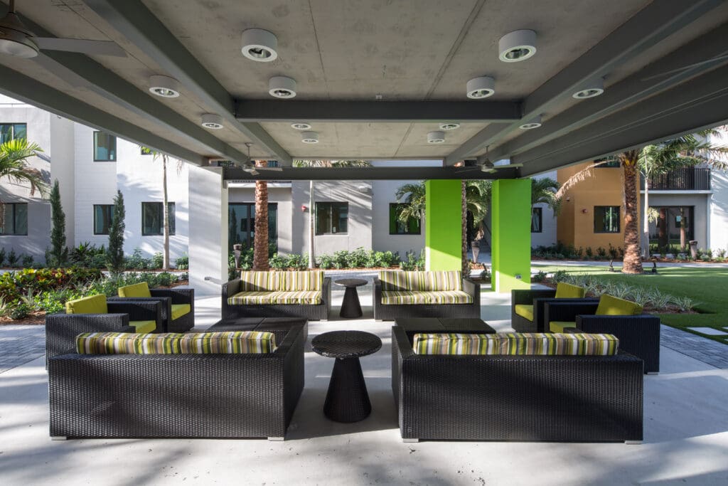 central courtyard