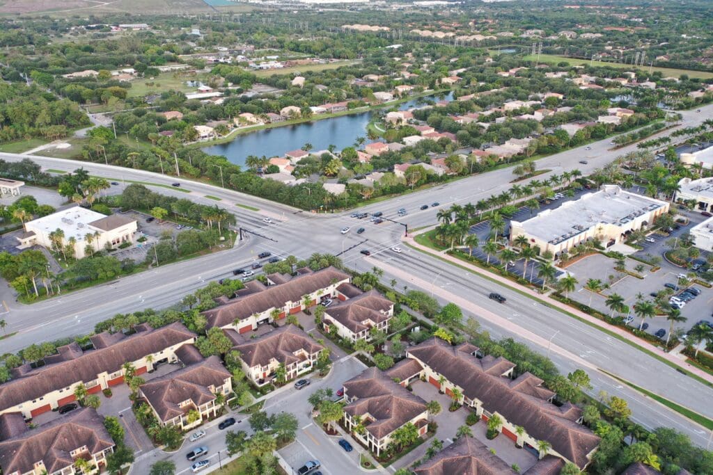 urban community aerial