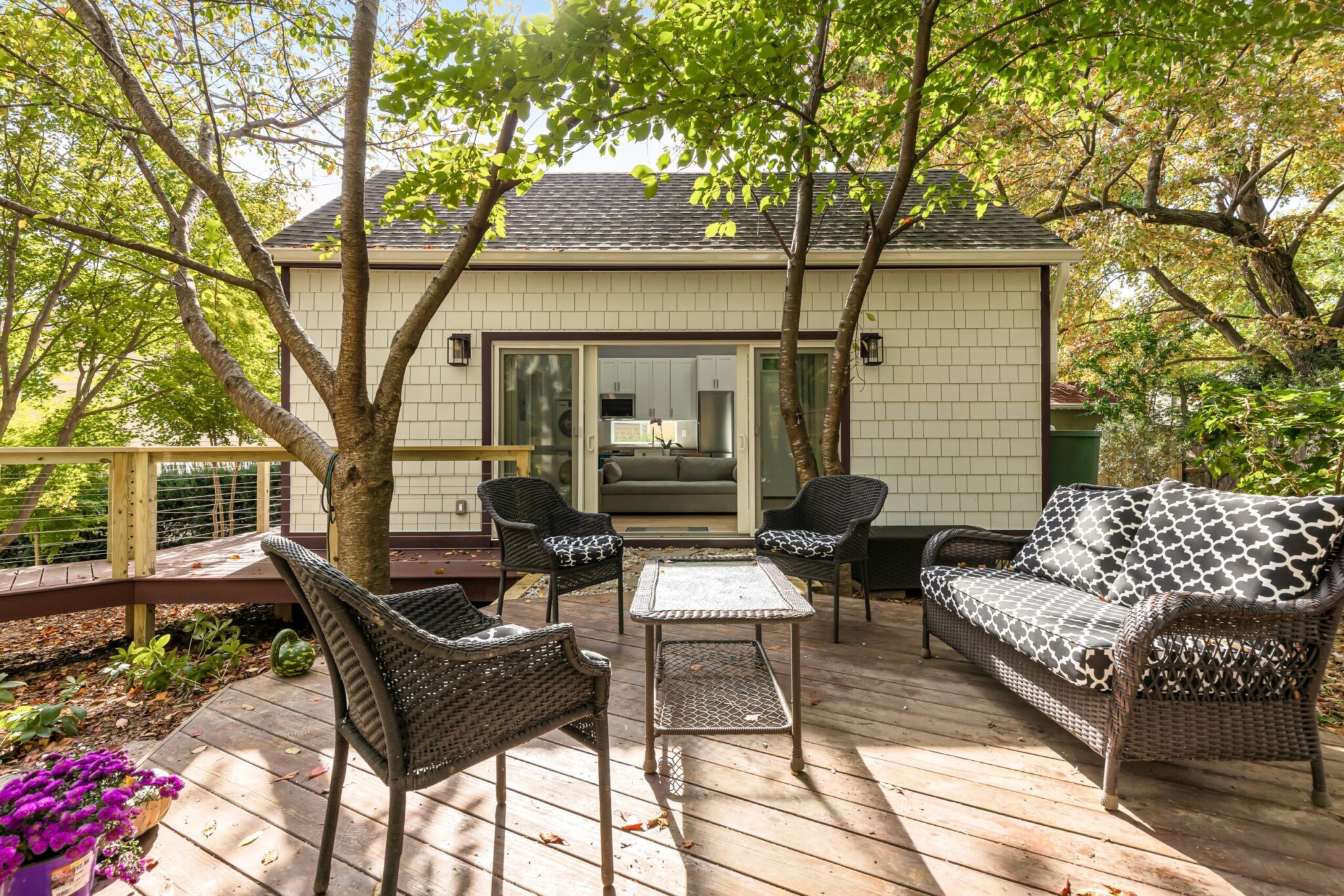 backyard of accessory dwelling unit