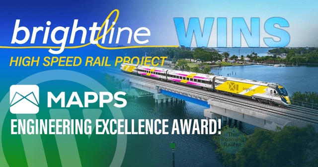 2023 MAPPS Geospatial Excellence Award - Brightline Phase II Zone 4