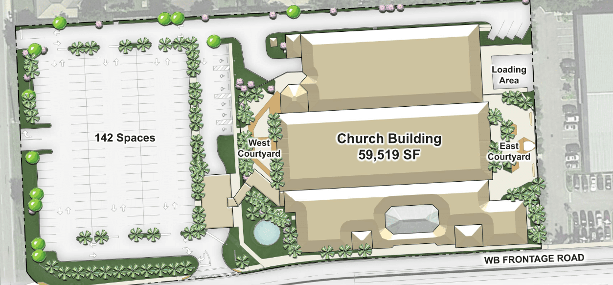 option for church spacing
