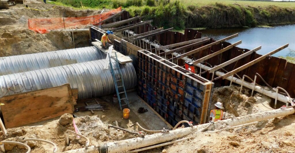 early stages of implementing stormwater management