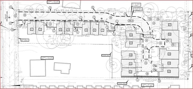 Detached Single Family Condo Site Plan