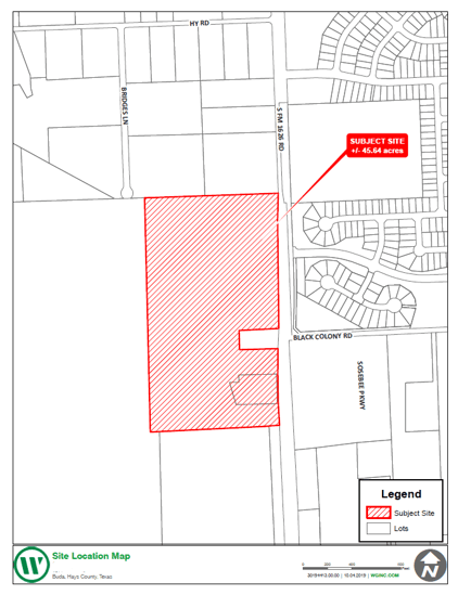 Site Location Map using GIS