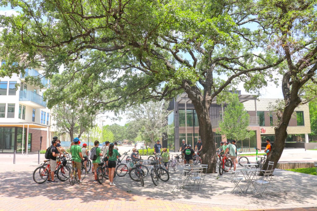 Austin bike tour at RBJ Center