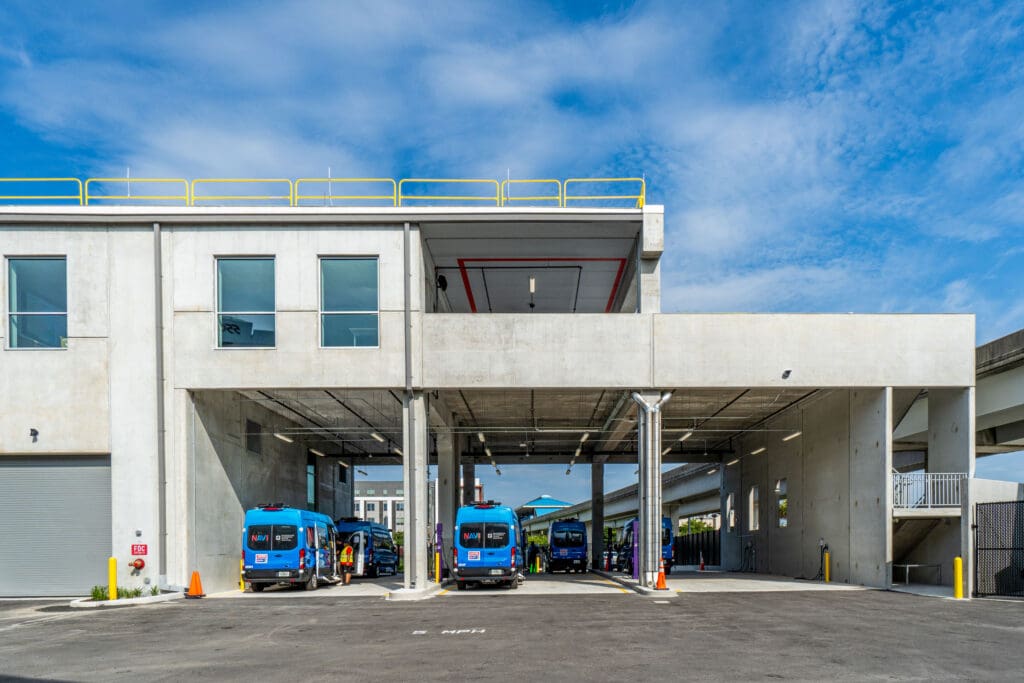 truck parking and charging