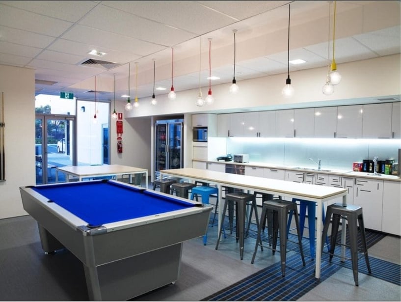 Break Room LED light fixture design
