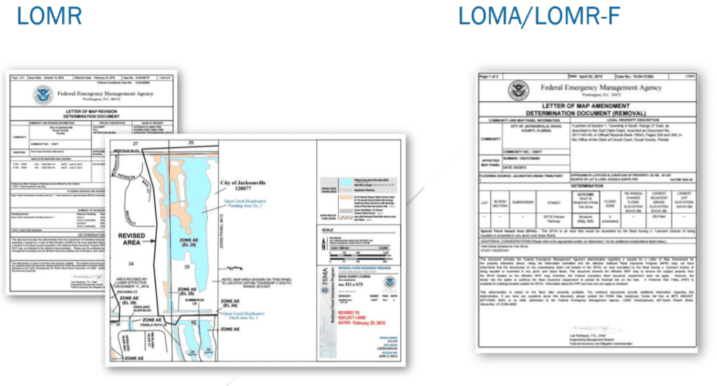 LOMR, LOMA 