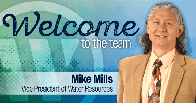 WGI Welcomes Mike Mills as Vice President of Water Resources