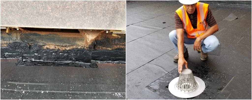 Waterproofing detail