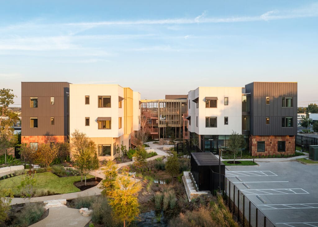 far away view of complex