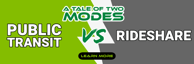 Publics transit vs rideshare