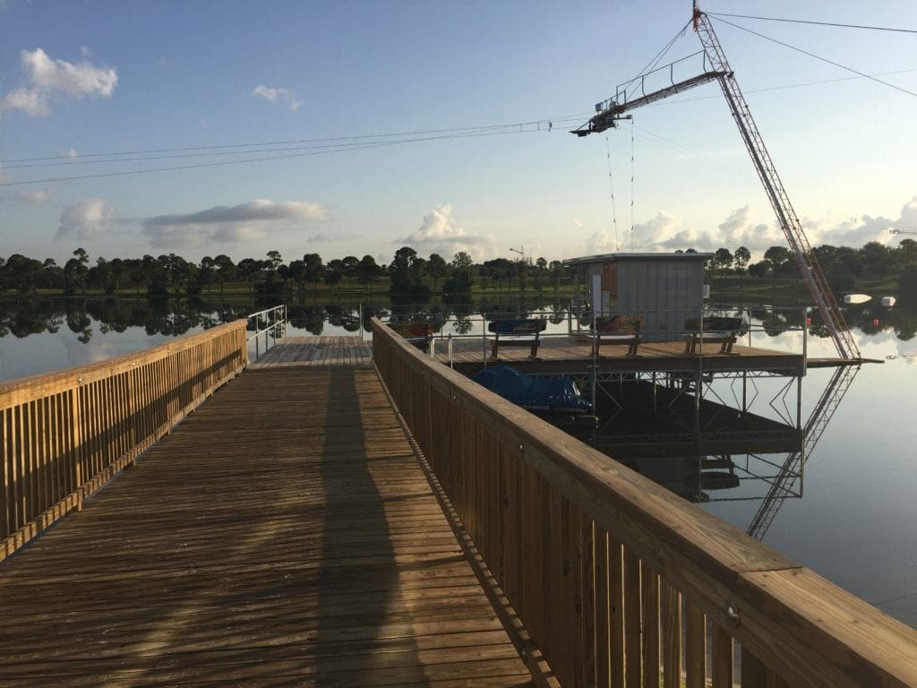 Cable cords at Shark Wake Park