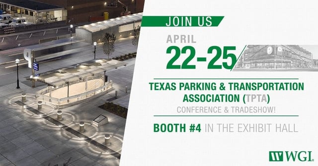 Join WGI’s Parking Experts at the 2019 Texas Parking & Transportation Association (TPTA) Conference