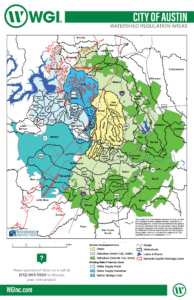 City of Austin Watershed Map
