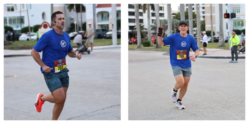 mike and greg running