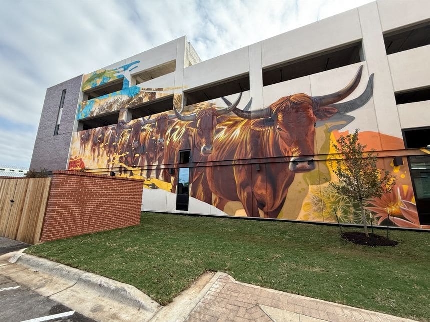 painting on garage