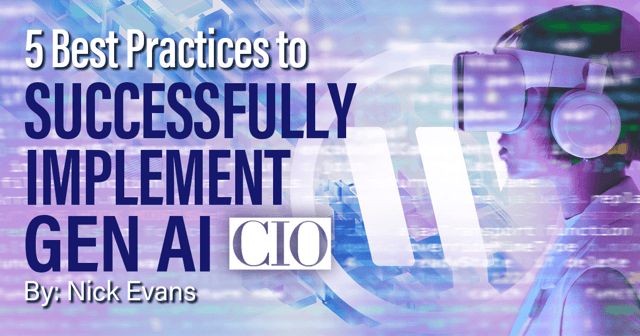 5 Best Practices to Successfully Implement Gen AI