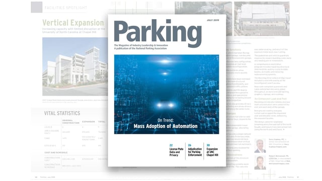 Vertical Expansion: Increasing Capacity With Limited Disruption (Parking Magazine July 2019)