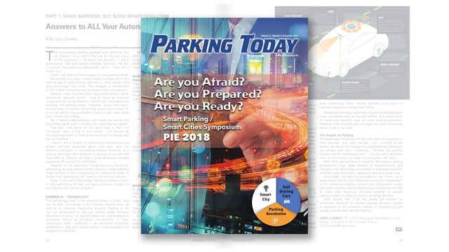 Answers to ALL Your Autonomous and Shared-Vehicle Questions Part 1 (Parking Today December 2017)