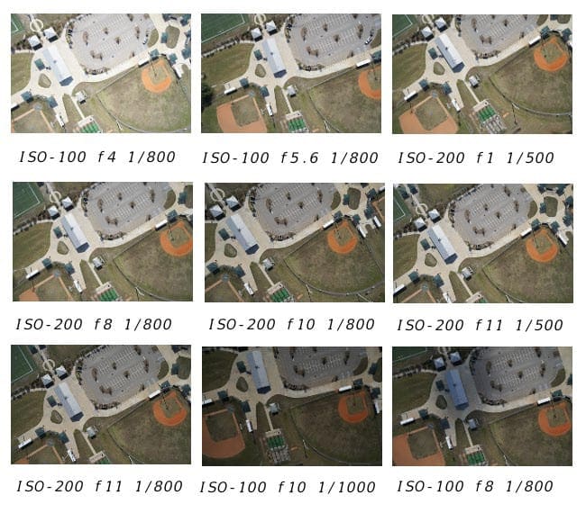 Test exposures