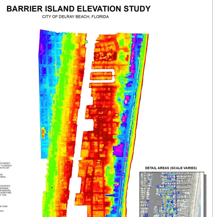 Barrier Island Drainage Study and Lidar — image 1