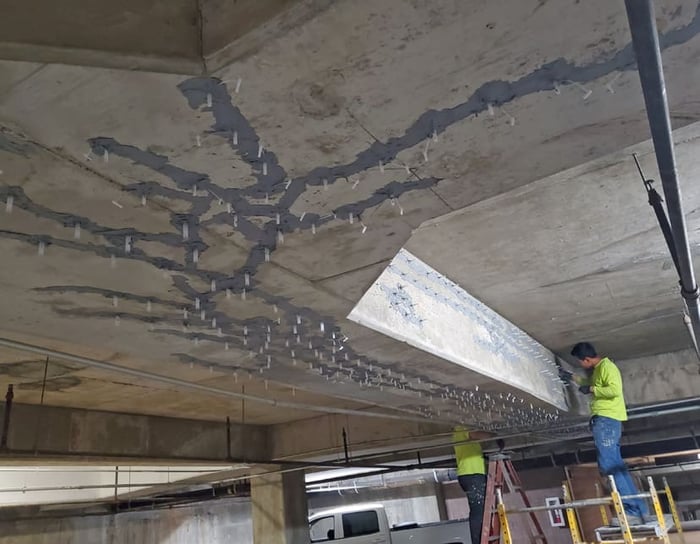 Carillon Parking Garage PT Beam Repairs — image 1