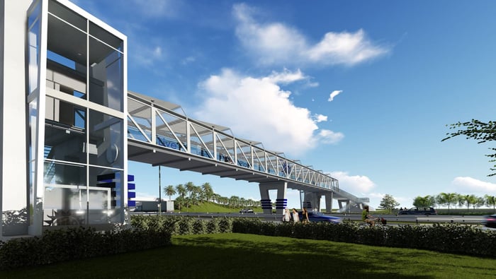 Design-Build Project for Pedestrian Bridge Over NW 41st Street at HEFT - Pedestrian Bridge Aesthetic Manual — image 3