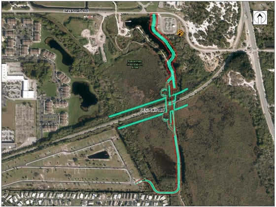 FDOT District 4 - SUN Trail FEC Railroad Overpass Pedestrian Bridge | Savannas Recreation Area Trail