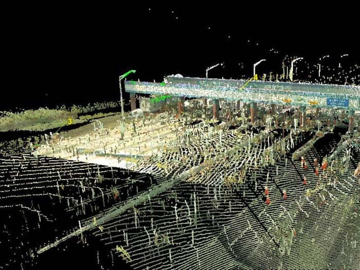 Homestead Toll Plaza Express Lanes Laser Scanning — image 2