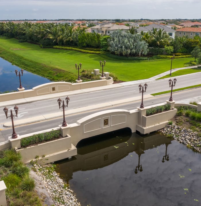 Hyper Squared Bridge Over Lake Worth Drainage District  E-1 Canal — image 1