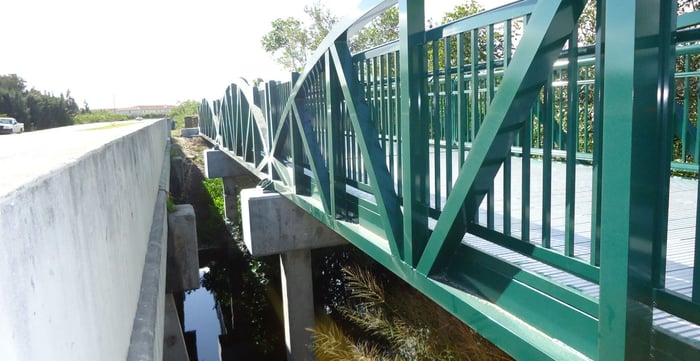 Indian River Boulevard Pedestrian Bridge Over 14th Street Canal — image 1