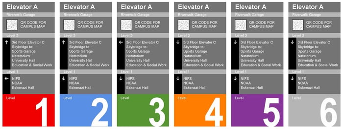 Indiana University Wayfinding Signage Upgrades at Various Garages — image 2