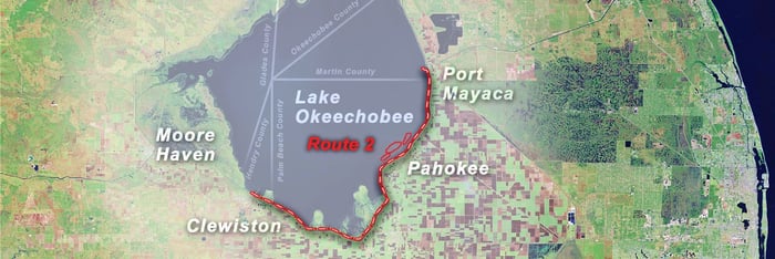 Lake Okeechobee Route 2 Hydrographic Survey — image 1